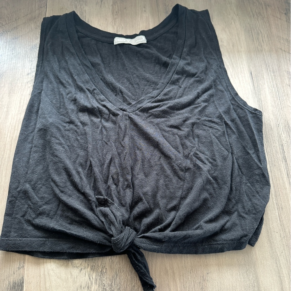 Ripped Knot Front Workout or Casual Tank Top